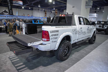 2018 Ram 1500 Build SEMA Show Headache Rack