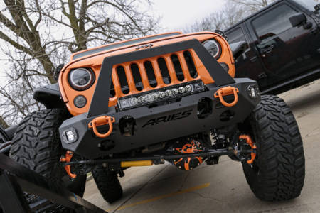 ARIES Jeep Wrangler Bumper LED Lights Alpha