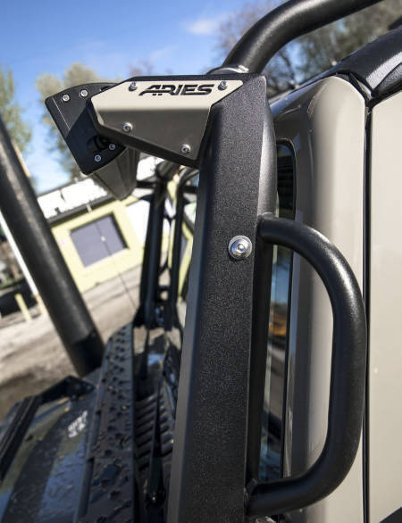 ARIES Jeep Wrangler Light Bar Windshield Brackets