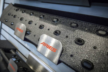 ARIES RidgeStep Running Board Wall Display