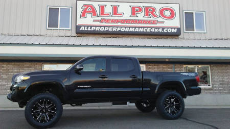 All Pro Performance Black Toyota Tacoma Build