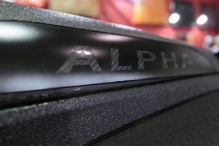 Alpha Jeep Decal Black Texture