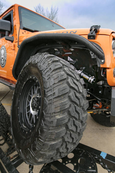 Alpha Jeep Rubicon Build Fender Flare Offroad Tire