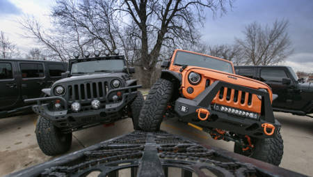 Alpha Jeep Wrangler Builds Pose Offroad