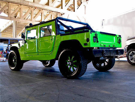 Custom Hummer Las Vegas Green KAO