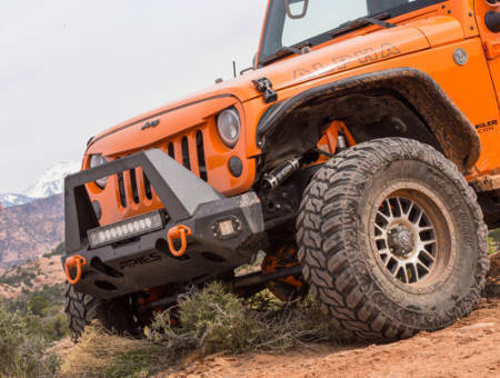 Orange Offroad Alpha Jeep Wrangler Bumper Fender