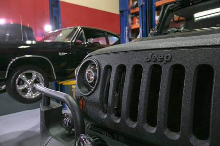 Texture Finish Black Jeep Wrangler Grille Shop